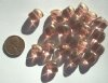 20 10x12mm Pink Gold Lustre Nuggets